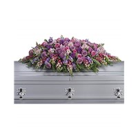 LavenderTributeCasketSpray